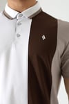 Erkek Çizgili Şerit Detaylı Pamuklu Polo Yaka T-shirt