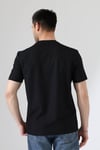 Erkek Fitilli Slim Fit Bisiklet Yaka Düz Renk T-Shirt 