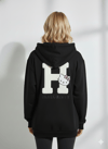 Kadın Kapüşonlu Üç İplik Hello Kitty Baskılı Yumuşak Dokulu İçi Pamuklu Uzun Kollu Sweatshirt