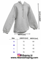 Kadın Üç İplik Baskılı Kapüşonlu İçi Pamuklu Yumuşak Dokulu Regular Kesim Sweatshirt