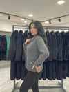 Kadın Yaka Detaylı Astarlı Slim Fit Kısa Mont