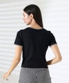Kol Yaka El işi Çoban Dikiş detaylı Kadın Bluz T-shirt