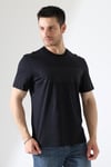 Sıfır Yaka Baskılı Erkek T-shirt