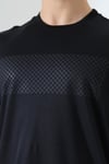Sıfır Yaka Baskılı Erkek T-shirt