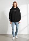 Unısex 3 İplik Kapüşonlu Yumuşak Dokulu Baskılı Cep Detaylı Sweatshirt