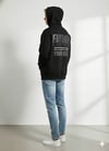 Unısex 3 İplik Kapüşonlu Yumuşak Dokulu Baskılı Cep Detaylı Sweatshirt