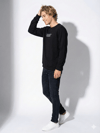 Unısex Bisiklet Yaka Baskılı Regular Fit Yumuşak Dokulu Uzun Kollu Sweatshirt