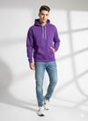Unısex Regular Fıt Cepli Kapüşonlu Yumuşak Dokulu Classic Sweatshirt