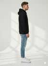 Unısex Regular Fit Kapüşonlu Baskılı Cepli Uzun Kollu Pamuklu Yumuşak Dokulu Sweatshirt