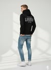 Unısex Regular Fit Kapüşonlu Baskılı Cepli Uzun Kollu Pamuklu Yumuşak Dokulu Sweatshirt
