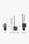 Bambu Lab Complete Hotend Assembly With Hardened Steel Nozzle 0.4 mm  X1E