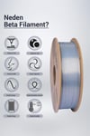 Beta PLA-Silk Filament Silver