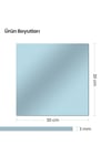 xTool 3mm Silver Mirror Acrylic 30*30cm 5pcs