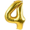 16 inç Folyo Balon16 inç Gold 4 Rakam Folyo Balon 