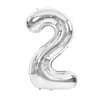 16 inç Folyo Balon16 inç Gümüş 2 Rakam Folyo Balon 