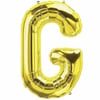 34 inç Folyo Balon34 inç Gold G Harfi Folyo Balon 