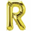34 inç Folyo Balon34 inç Gold R Harfi Folyo Balon 