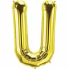 34 inç Folyo Balon34 inç Gold U Harfi Folyo Balon 
