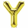 34 inç Folyo Balon34 inç Gold Y Harfi Folyo Balon 