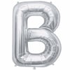 34 inç Folyo Balon34 inç Gümüş B Harfi Folyo Balon 
