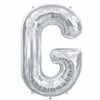 34 inç Folyo Balon34 inç Gümüş G Harfi Folyo Balon 
