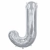 34 inç Folyo Balon34 inç Gümüş J Harfi Folyo Balon 