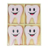 Diş BuğdayıDiş Ahşap Sticker  Pembe 16 lı pk