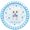 Diş BuğdayıDiş Buğdayı Mavi Tabak 22cm