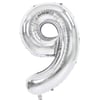 Folyo Balonlar9 Gümüş 75cm folyo Balon (Uçmaz)