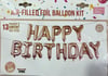 Folyo BalonlarHappy Birthday Rose Harf Set 16inç