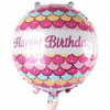 Folyo BalonlarPembe Happy Birthday Balon 50'li