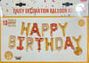 Karakterli BalonlarHappy Birthday Folyo Balon