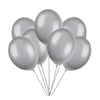 Metalik BalonlarGümüş 100'lü Metalik Balon