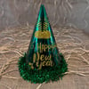 Yılbaşı ÜrünleriHappy New Year  Karton Şapka Yeşil