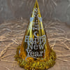 Yılbaşı ÜrünleriHappy New Year  Karton Şapka Sarı