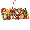 Yılbaşı ÜrünleriMerry Christmas Yazılı Asma Süs 39x15 Cm