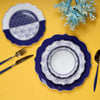 6 Kişilik Yemek TakımıArow Blue 24 Parça 6 Kişilik Porselen Yemek Takımı