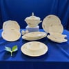 12 Kişilik Porselen Yemek TakımlarıBernadotte Czech Republic Garden 77 Parça Yemek Takımı Gold