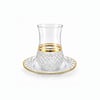 Çay BardaklarıBohem 6 Lı Çay Seti Gold