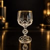 Kahve Yanı BardaklarıButik 6 Lı Kahve Yanı Bardağı Dip Kare Gold
