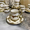 Creamy 6 Kişilik Fincan Takımı - Gold