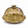 Sunum TabaklarıFiore Pasta Fanusu Gold 30 cm