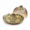 Sunum TabaklarıFiore Pasta Fanusu Gold 30 cm