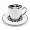 Fincan TakımlarıKabartma 6 Lı Kahve Fincan Takımı Silver