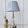 Lampshade Ayaklı Taşlı Abajur - Gümüş