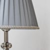 Lampshade Ayaklı Taşlı Abajur - Gümüş