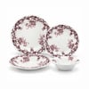 6 Kişilik Porselen Yemek TakımlarıLoza Antique 24 Parça Yemek Takımı Mor
