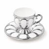Fincan TakımlarıLuna 6 Lı Kahve Fincan Takımı Silver