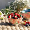 SunumlukMikasa Glazed Kase Etnik Yaprak Desen KCBOWL29