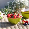 SunumlukMikasa Glazed Kase Geometrik Açık Yeşil Desen KCBOWL31